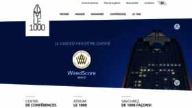 What Le1000.com website looked like in 2022 (2 years ago)