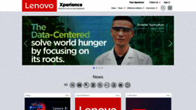 What Lenovoxperience.com website looked like in 2022 (1 year ago)