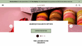 What Laduree.co.uk website looked like in 2022 (2 years ago)