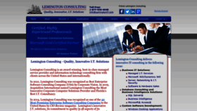 What Lemingtonit.com website looked like in 2022 (2 years ago)
