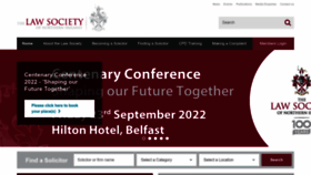 What Lawsoc-ni.org website looked like in 2022 (1 year ago)