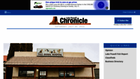 What Lakepowellchronicle.com website looked like in 2022 (1 year ago)
