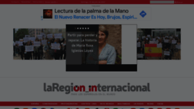 What Laregioninternacional.com website looked like in 2022 (1 year ago)