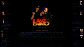 What Lanceandeskimo.com website looked like in 2022 (2 years ago)