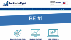 What Looktotheright.com website looked like in 2022 (1 year ago)