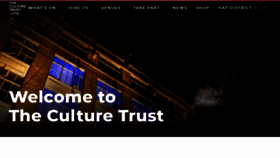 What Lutonculture.com website looked like in 2022 (1 year ago)