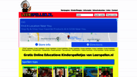 What Leerspellen.nl website looked like in 2022 (1 year ago)