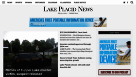 What Lakeplacidnews.com website looked like in 2022 (1 year ago)