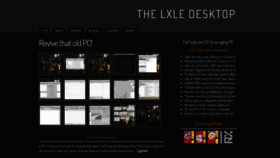 What Lxle.net website looked like in 2022 (1 year ago)