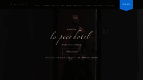 What Lapeerhotel.com website looked like in 2022 (1 year ago)