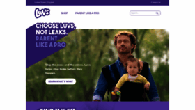 What Luvsdiapers.com website looked like in 2022 (1 year ago)