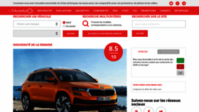 What Latribuneauto.com website looked like in 2022 (1 year ago)