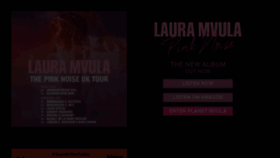 What Lauramvula.com website looked like in 2022 (1 year ago)