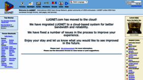 What Lugnet.com website looked like in 2022 (1 year ago)