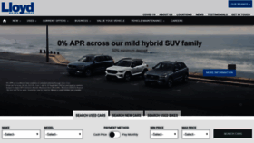 What Lloydmotorgroup.com website looked like in 2022 (1 year ago)