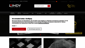 What Lindy.de website looked like in 2022 (1 year ago)