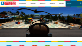 What Lauderdalebythesea-fl.gov website looked like in 2022 (1 year ago)