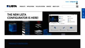 What Lista.com website looked like in 2022 (1 year ago)
