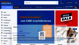 What Logistiekconcurrent.nl website looked like in 2022 (1 year ago)