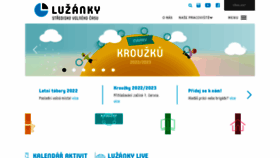 What Luzanky.cz website looked like in 2022 (1 year ago)