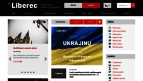 What Liberec.cz website looked like in 2022 (1 year ago)