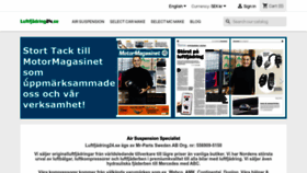 What Luftfjadring24.se website looked like in 2022 (1 year ago)
