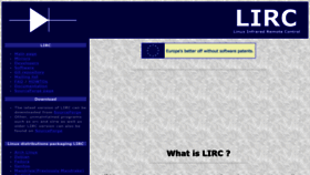 What Lirc.org website looked like in 2022 (1 year ago)