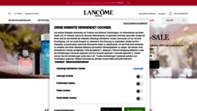 What Lancome.de website looked like in 2022 (1 year ago)