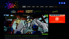What Lasertimepodcast.com website looked like in 2022 (1 year ago)