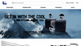 What Lightobject.com website looked like in 2022 (3 years ago)
