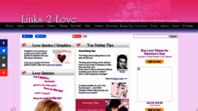 What Links2love.com website looked like in 2022 (1 year ago)