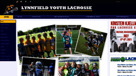 What Lynnfieldlax.org website looked like in 2022 (1 year ago)
