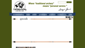 What Lostnationarchery.com website looked like in 2022 (1 year ago)