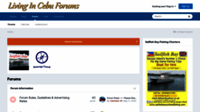 What Livingincebuforums.com website looked like in 2022 (1 year ago)