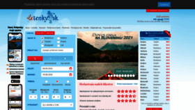 What Letenky.sk website looked like in 2022 (1 year ago)