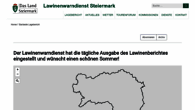 What Lawine-steiermark.at website looked like in 2022 (1 year ago)