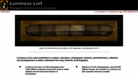 What Luminous-lint.com website looked like in 2022 (1 year ago)