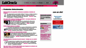 What Labciencia.com website looked like in 2022 (1 year ago)