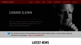 What Leonardslatkin.com website looked like in 2022 (1 year ago)