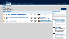 What Letsrollforums.com website looked like in 2022 (1 year ago)