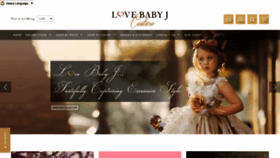 What Lovebabyj.com website looked like in 2022 (1 year ago)