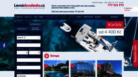 What Levnadovolenka.cz website looked like in 2022 (1 year ago)