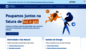 What Luzegas.pt website looked like in 2022 (1 year ago)
