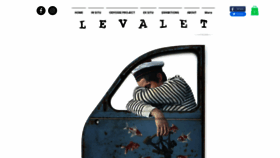 What Levalet.xyz website looked like in 2022 (1 year ago)