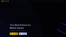 What Ldplayer.net website looked like in 2022 (1 year ago)
