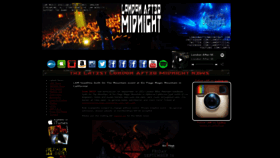 What Londonaftermidnight.com website looked like in 2022 (1 year ago)