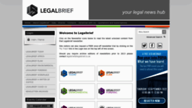 What Legalbrief.co.za website looked like in 2022 (1 year ago)