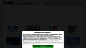 What Laenderdaten.de website looked like in 2022 (1 year ago)