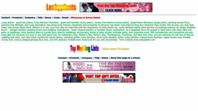 What Luckyplants.com website looked like in 2022 (1 year ago)