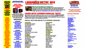 What Lonweb.org website looked like in 2022 (1 year ago)